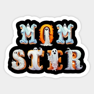 Momster Halloween Sticker